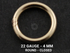 Gold Filled 22 GA Closed Jump Ring , (GF/JR22/4C)